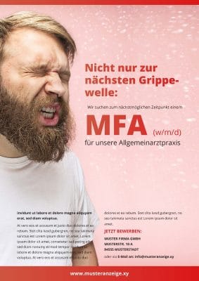 Kreative Stellenanzeige
